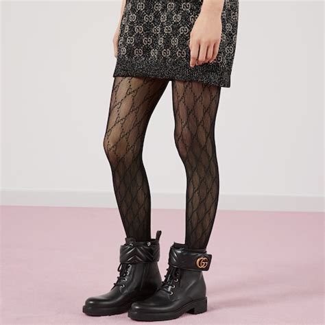 gucci strumpfhosen|Gucci black distressed tights.